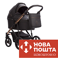 Коляска 2 в 1 Bebetto PASCAL Premium Stela 02 чорна