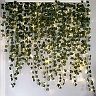 Штучна лоза плющ-гірлянда + LED 25.2 м Gardlov 24538 Польща, фото 4