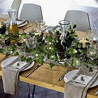 Штучна лоза плющ-гірлянда + LED 25.2 м Gardlov 24538 Польща, фото 6