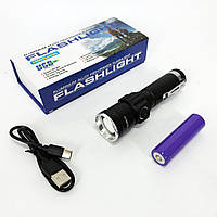 Ручний ліхтар з високою яскравістю PLD-1812-T6 (red), Лед ліхтарик із зарядкою, LP-559 Гарний ліхтарик