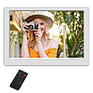 Фоторамка цифрова електронна рамка з відео та музикою з пультом IPS екраном годинником календарем, фото 10