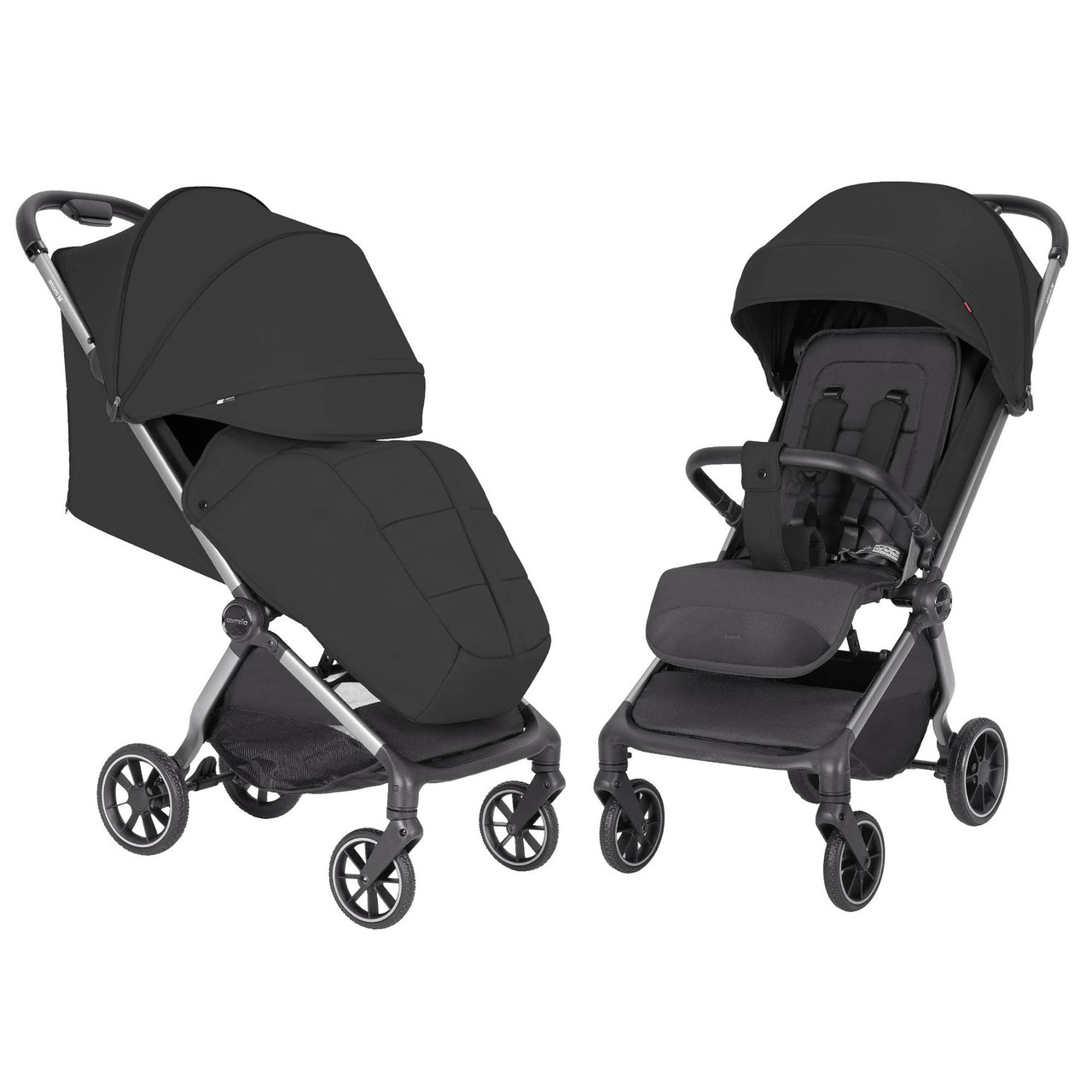 Коляска прогулянкова CARRELLO Atom M CRL-5527, Diamond Black
