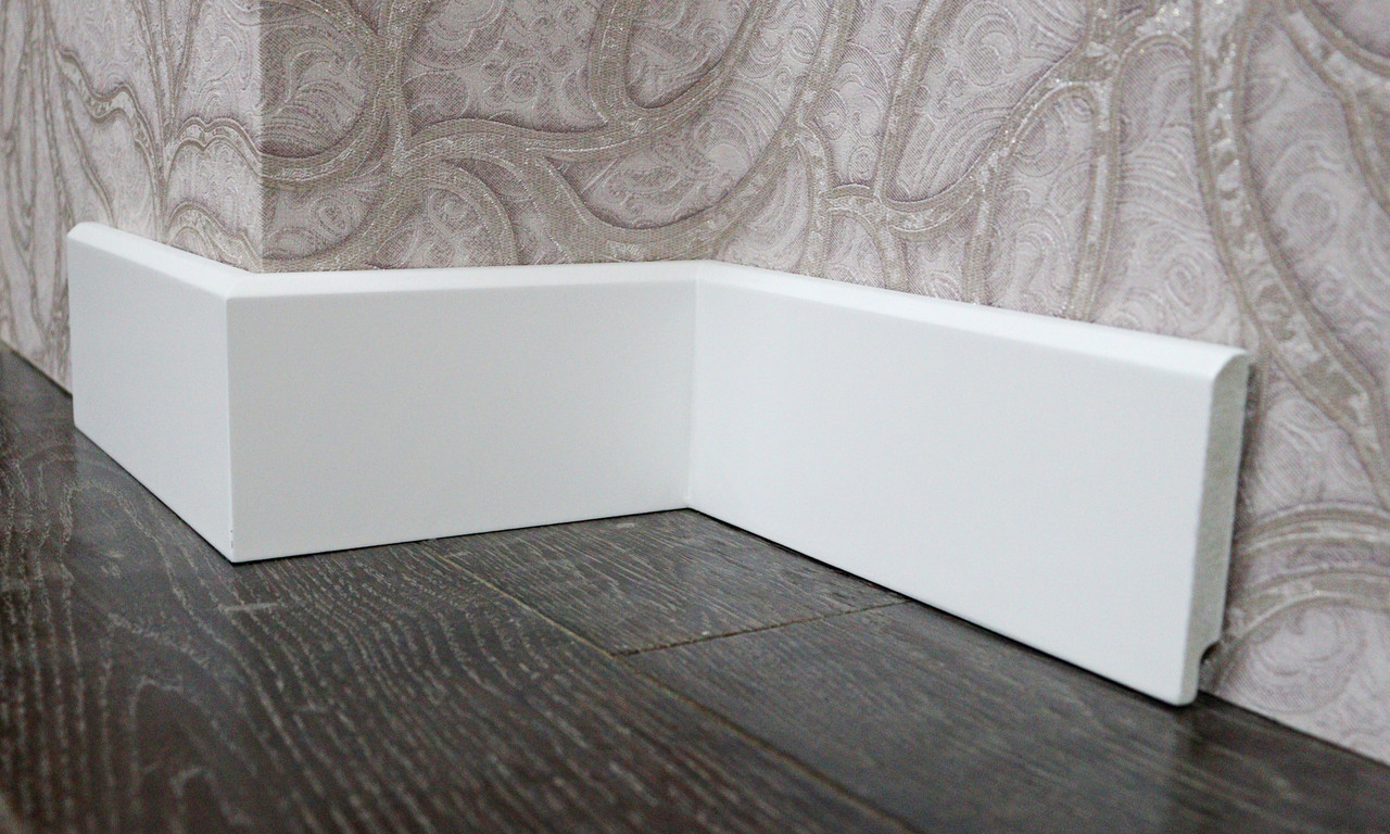 Плінтус МДФ фарбованний ПФ 26 Висотою 80мм Товщиною 10мм 12мм 16мм 18мм