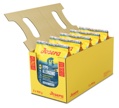 Сухий корм для чутливих собак Josera (Йозера) Hypoallergenic з комахами та картоплею (5*900 гр.), фото 1