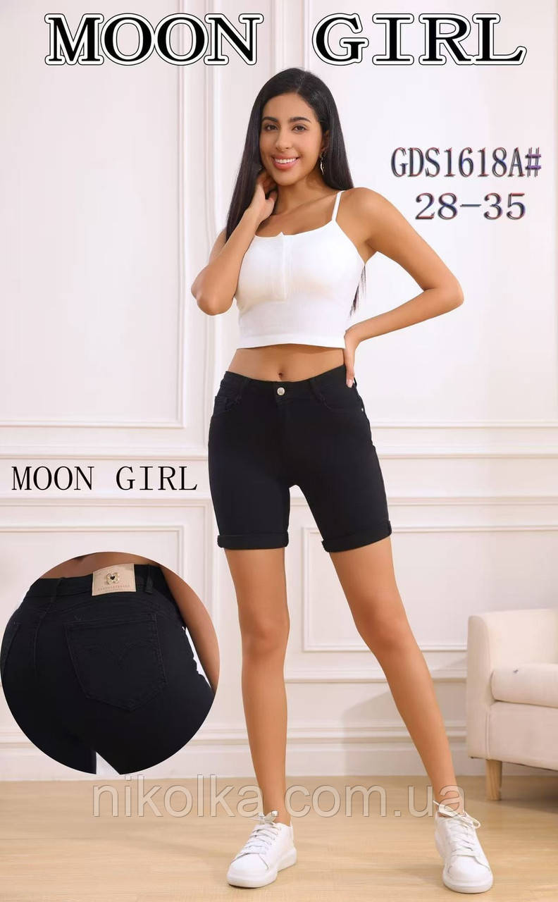 Шорти джинсові жіночі оптом, 28-35 рр., арт. Si-GDS1618А, фото 1