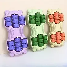 Портативний масажер для ніг Foot Massager, Роликовий масажер для ніг 2 в 1 на 14 роликів, Рефлексологія, фото 3