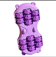 Портативний масажер для ніг Foot Massager, Роликовий масажер для ніг 2 в 1 на 14 роликів, Рефлексологія, фото 2