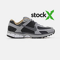 Чоловічі кросівки Nike Zoom Vomero 5 Grey Взуття Найк Зум Вомеро 5 сірі шкіра текстиль гума демісезон, фото 6