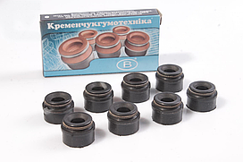 Сальник клапана (ковпачок) Газель,УАЗ дв.402,4216,Evotech 2.7,ГАЗ 53 (компл.8шт) NBR (ви-во р. Кременчук)