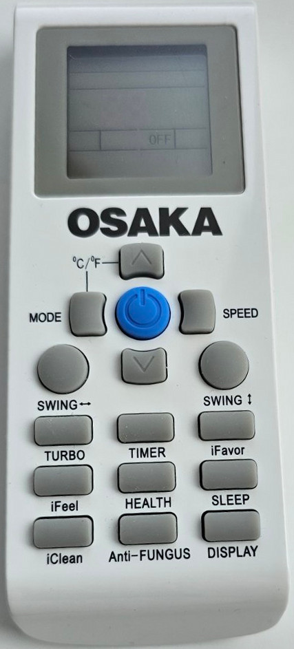 Пульт до кондиціонера OSAKA, фото 1