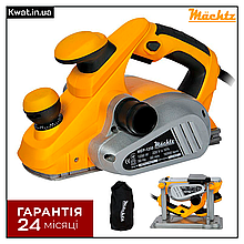 Рубанок електричний 1250 Вт Mächtz MEP-1250 16000 об хв Ширина 82 мм Кабель 2 м