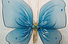 Декоративний Метелик для штор блакитна, фото 3