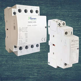 Модульні контактори з котушкою 220В XKoren Electric (Туреччина)