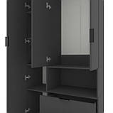 Шафа Home A002R 1000х420х2300 ЛДСП Антрацит, фото 5
