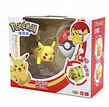 Покебол Покемон Pikachu Electric куля з фігуркою-трансформером Пікачу Pokemon GO, фото 3