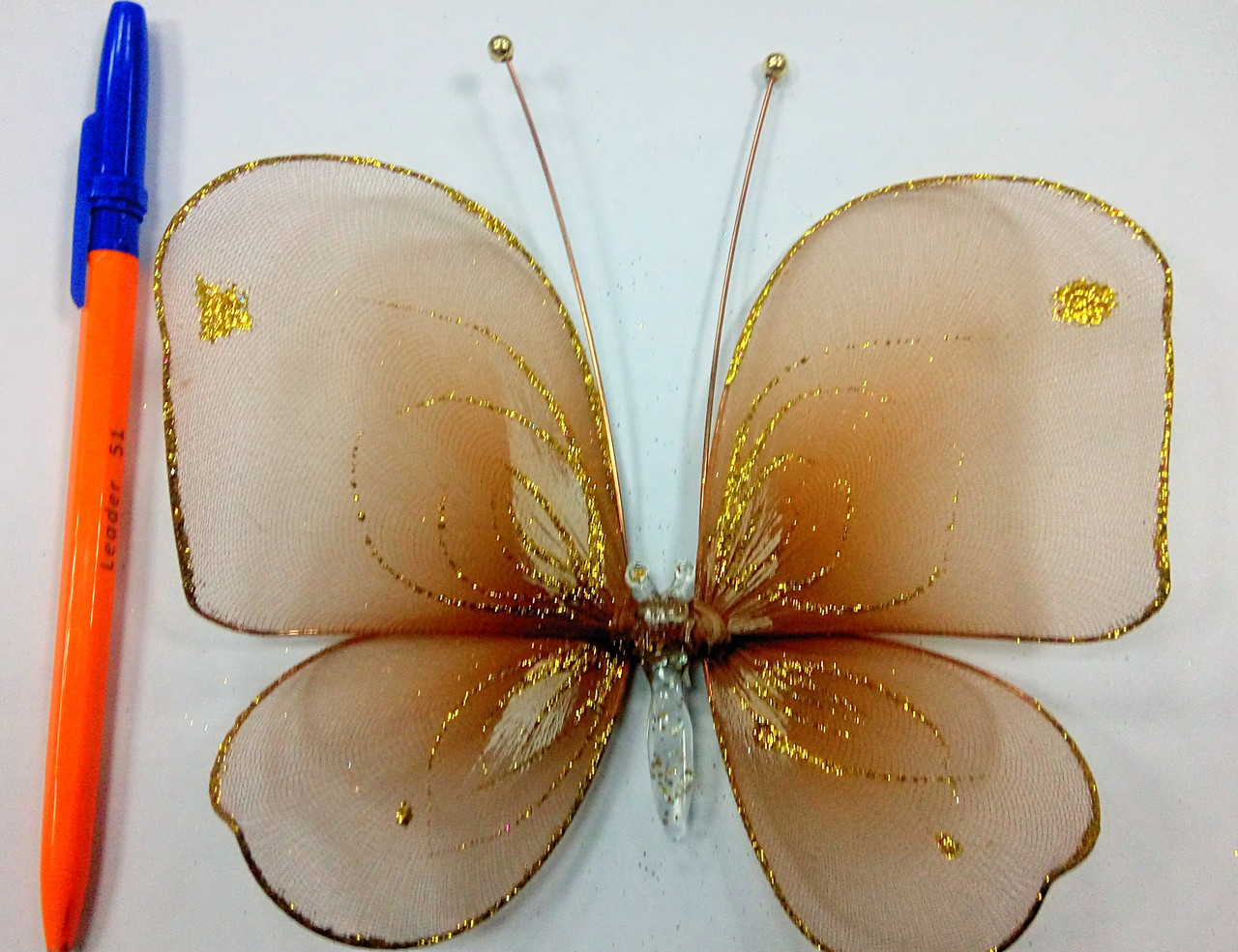 Декоративная Бабочка для штор терракот - фото 1 - id-p468159822
