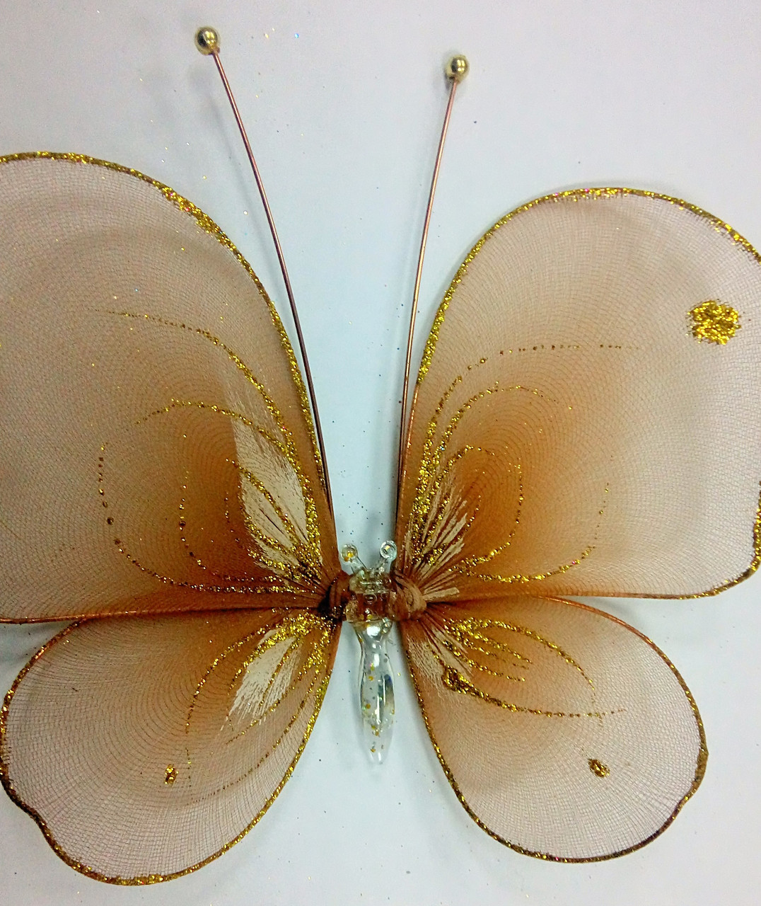 Декоративная Бабочка для штор терракот - фото 3 - id-p468159822