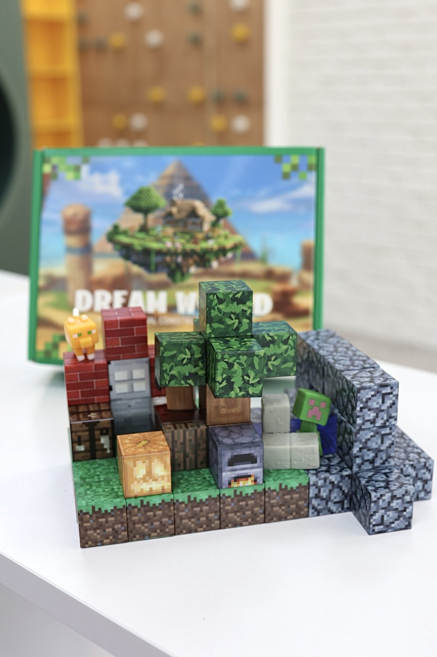 Конструктор магнітний Майнкрафт LZCK 020, фото 1