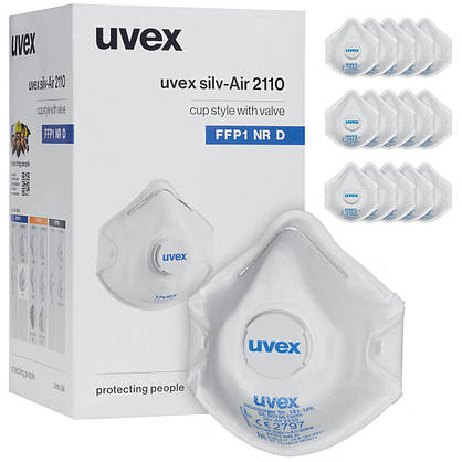 Респіраторна маска uvex silv-Air classic 2110 FFP1 (8762110), фото 5