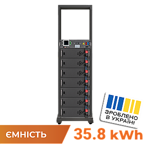 Акумулятор LP LiFePO4 Battery HVM 358,4V 100Ah (35840 Wh) BMS 125А AB Lrack black