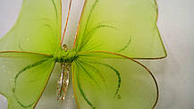 Декоративний Метелик для штор зелена , фото 3