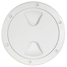 Люк інспекційний Osculati 102 мм поліпропілен білий зовнішній діаметр 147 мм герметичний з ущільнювачем