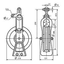 Монтажний ролик М1Р-5, фото 4