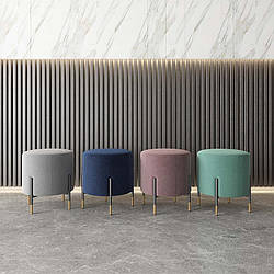 Пуфик для будинку. Модель RD-9055. Блакитний