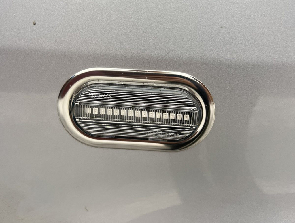 Хром накладки на поворотники OmsaLine (2 шт, нерж) для Volkswagen T5 2010-2015 рр, фото 1