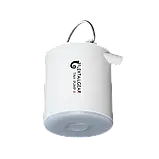 Насос туристичний електричний бездротовий 3в1 з акумулятором 1300 мА·год і ліхтариком для човнів, матраців, фото 5