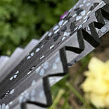 Віяло тканинне «Градієнт» Чорний, фото 3