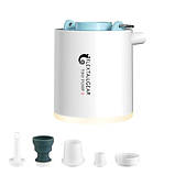 Насос електричний портативний для надувних виробів кемпінгу 3в1 Tiny Pump X Акумуляторний повітряний насос, фото 7