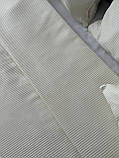 Покривало з преміальними смужками, 100% cotton, молочний колір (Розміри  в асортименті), фото 6