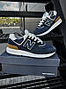 Чоловічі кросівки New Balance 574 Legacy Blue сині Нью Беланс замша текстиль весна літо, фото 4