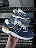 Чоловічі кросівки New Balance 574 Legacy Blue сині Нью Беланс замша текстиль весна літо, фото 9