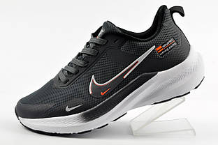 Кросівки сітка Nike Zoom унісекс сірі