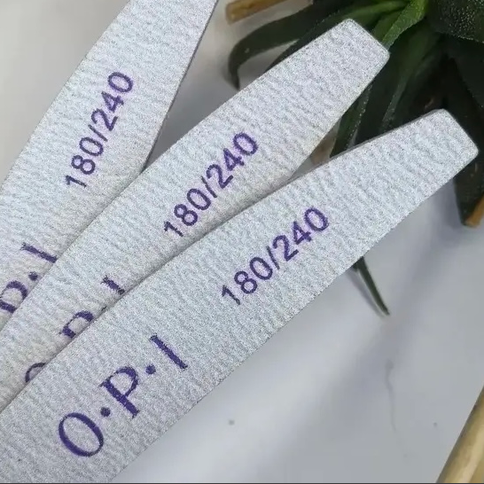 Пилочка для обробки боків Opi 180/240 форма банан/бумеранг двостороння