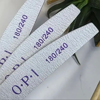 Пилочка для обробки боків Opi 180/240 форма банан/бумеранг двостороння