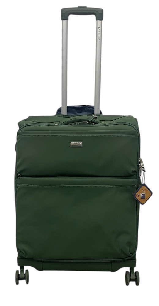 Валіза Snowball 48103 колір темно-зелений розмір середній М, фото 1