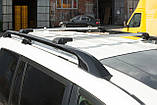 Багажник (поперечини) на звичайні рейлінги під ключ WingBar V1 (2 шт) до 110 см, Сірі для Volkswagen T-Roc, фото 3
