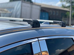 Багажник (поперечини) на інтегровані рейлінги Wingbar V2 (2 шт) Чорний для BMW 2 серія Active Tourer F45/46 2014-2021 рр