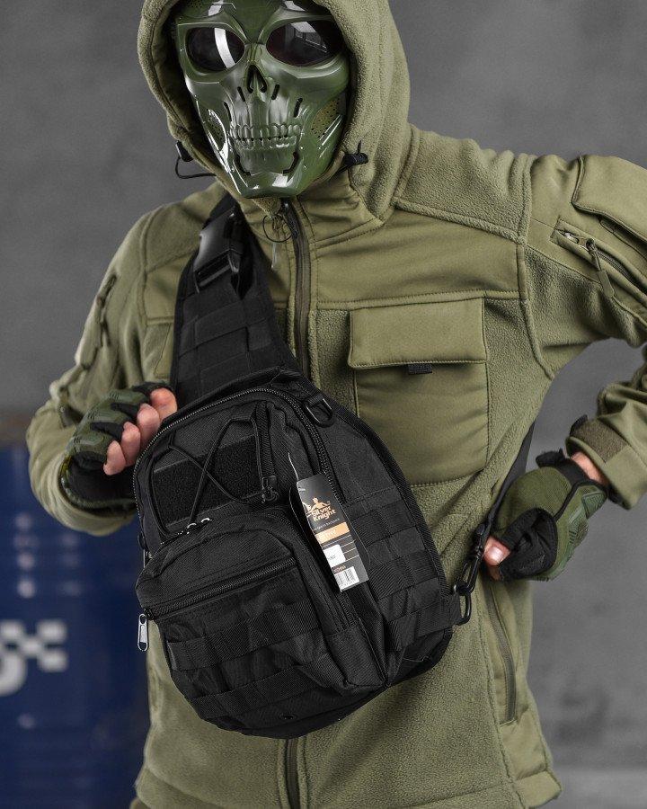 Сумка-слінг тактична SILVER KNIGHT 7л black ОИ4979