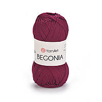 Yarnart BEGONIA (Бегонія) № 0112 бордо (Бавовняна пряжа, нитки для в'язання)