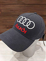 Стильна універсальна бейсболка на металевій регульованій застібці (Розмір 56-58), Сіра