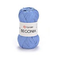 Yarnart BEGONIA (Бегонія) № 5351 синій (Бавовняна пряжа, нитки для в'язання)