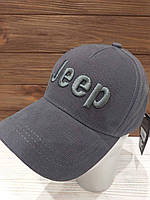 Стильна універсальна бейсболка на металевій регульованій застібці (Розмір 56-58), Сіра