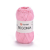 Yarnart BEGONIA (Бегонія) № 6313 рожевий (Бавовняна пряжа, нитки для в'язання)