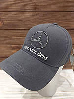 Стильна універсальна бейсболка на металевій регульованій застібці (Розмір 56-58), Сіра