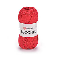 Yarnart BEGONIA (Бегонія) № 6328 червоний (Бавовняна пряжа, нитки для в'язання)