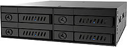 Бекплейн Chieftec CMR-425 1x5.25" -> 4x2.5" HDDs Hot-Swap Metal